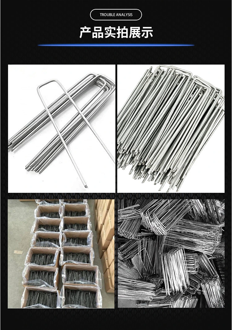 China Manufacturer U Type Nails Galvanized Netting Fencing Garden Ricoh Staples for Furniture