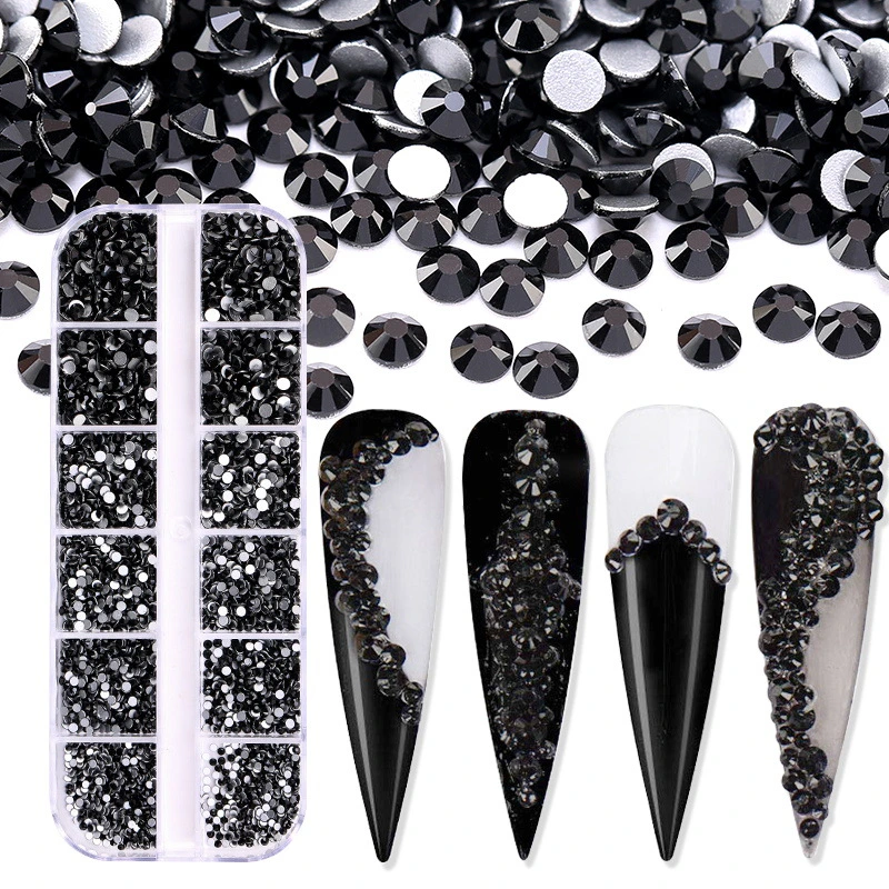 3600PCS Nail Decoration Rhinestones DIY Diamond Accessories Nail Box Art