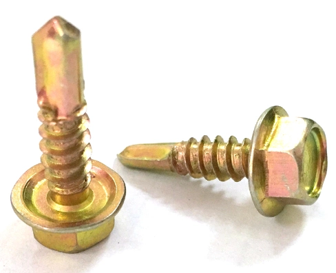 Different Type17 Thread Cutting Hex Head Self Tapping Wood Screw