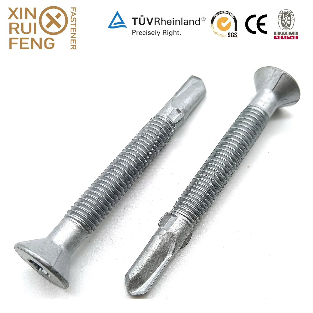 Xinruifeng Fastener Extra Guard #6 X 1-1/4&quot; Phillips Drive Coarse Fine Thread Double Bugle Scavenger Head Self Drilling Drywall Screws