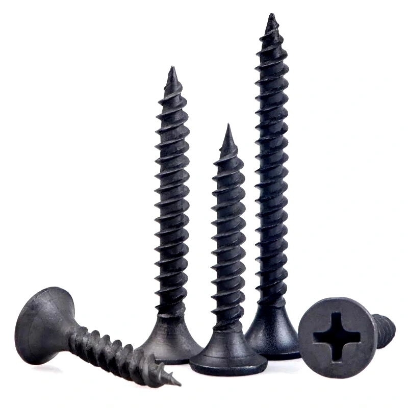 Black Bugle Head Coarse Thread Drywall Screws Self-Drilling Screws