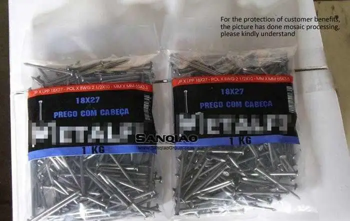 HDG Eg Polished Iron Steel Nails Roofing Nails Cupper Nails U Type Nails Small Polybag Packing