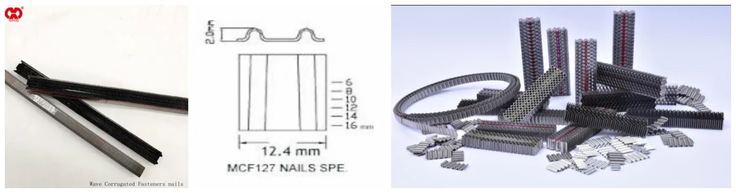 Ruifeng Brand Corrugated Wave Nails - Mcf Series Pneumatic Gun Nails in Anhui.