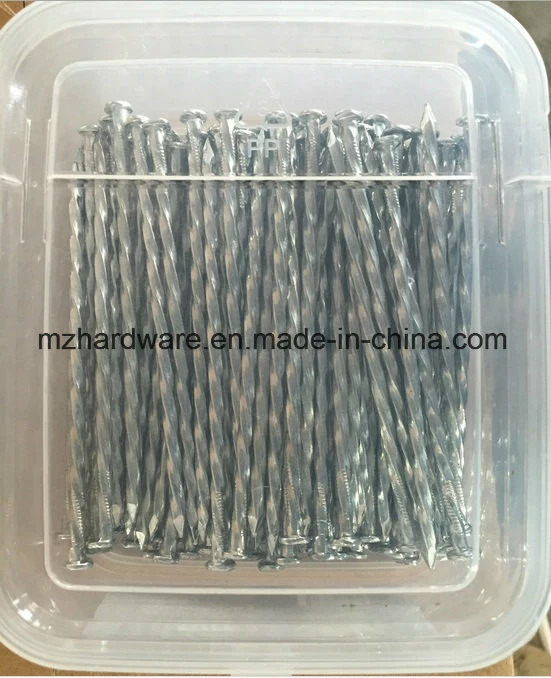 Galvanized Polished Twisted Shank Nail