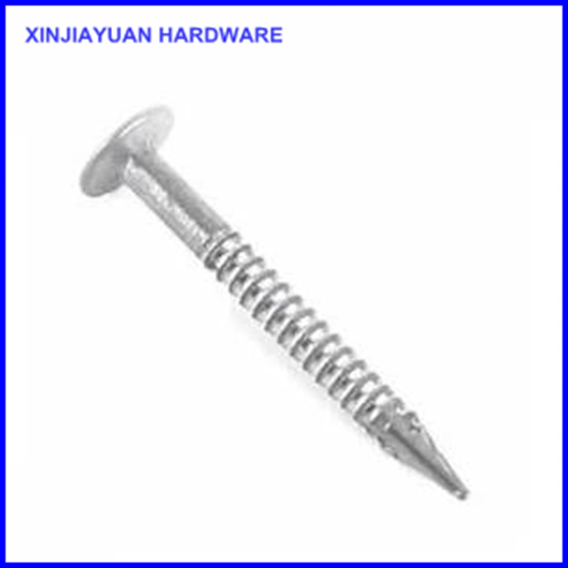 Electric Galvanized Steel Roofing Nails with Flat Head