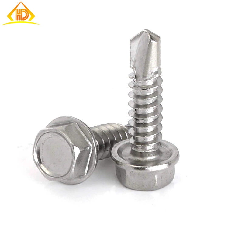 High Quality Low Price Hex Washer Head Self Drilling Screws