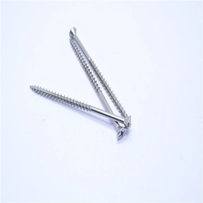 Phil Flat Head Chipboard Screw 4 Ribs with Type17