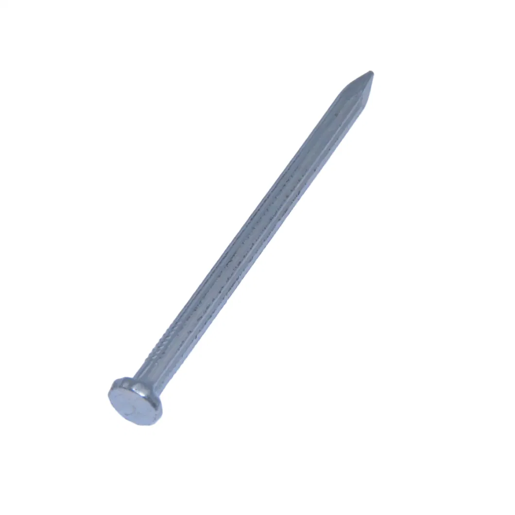 1&quot;-6&quot; 45# Steel Smooth Spiral Black Galvanized Shank Concrete Masonry Hardened Steel Nail for Construction