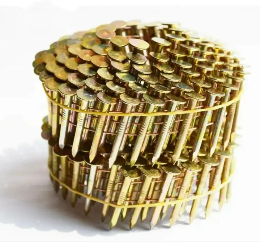 Spiral Coil Nails with Ring Shank for Roofing