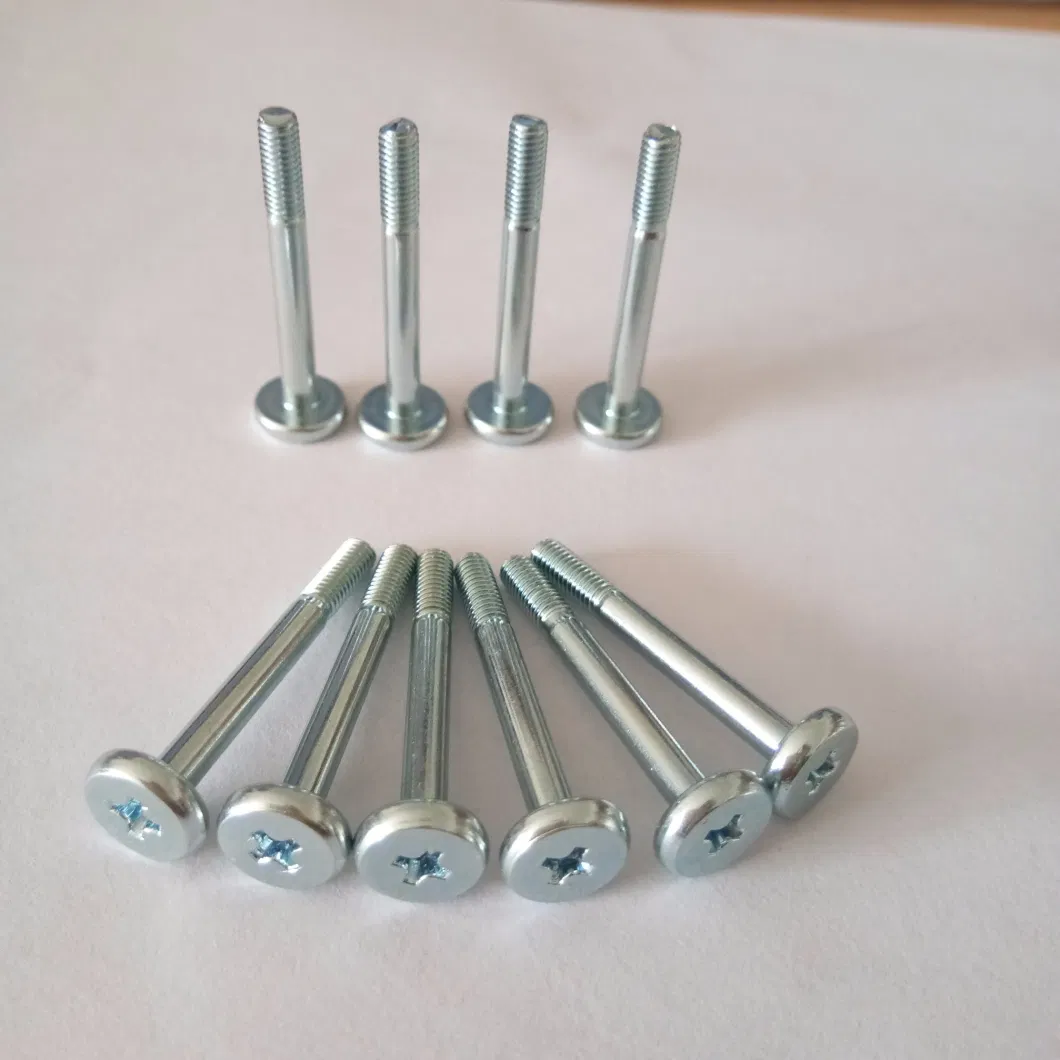 Carbon Steel M3 Galvanized Half Thread Philliips Screws