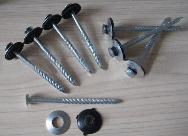 Umbrella Roofing Nails with Rubber Washer