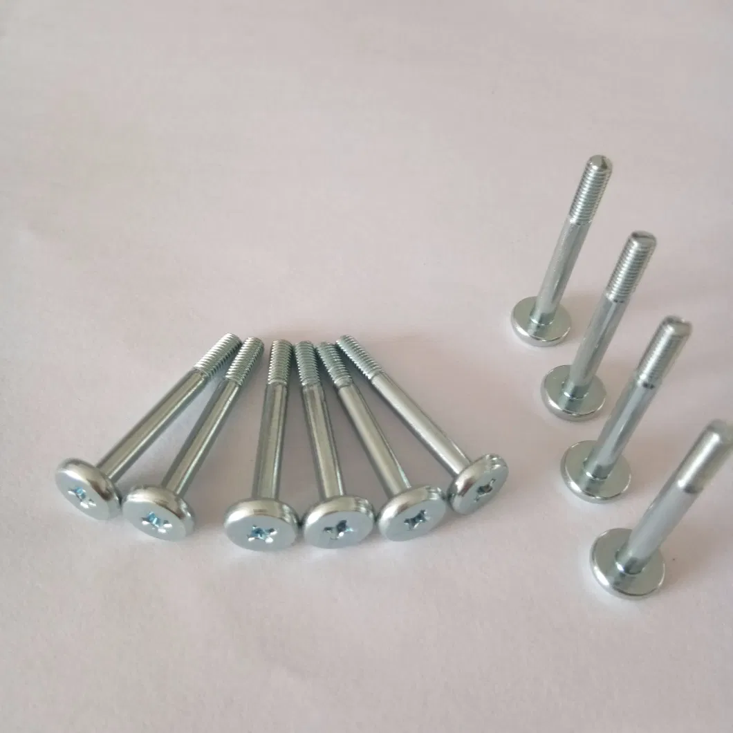 Carbon Steel M3 Galvanized Half Thread Philliips Screws