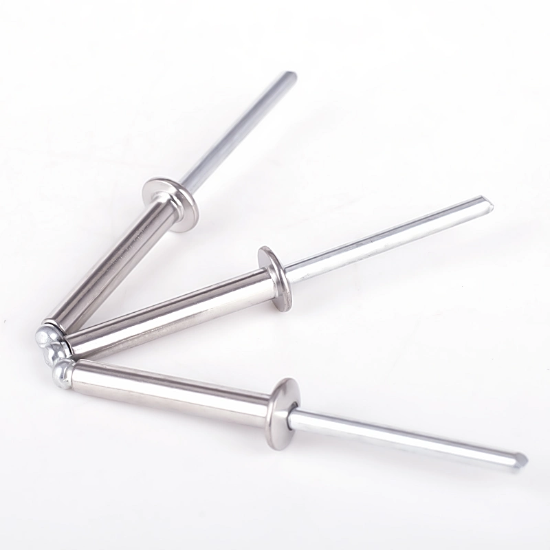 Rivet 304 Stainless Steel Core Pulling Rivet Round Head Pull Rivet Mortise Nail Core Pulling Decoration M3.2m4m