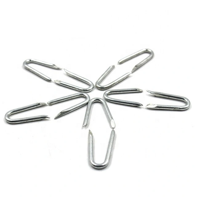 Barbed Shank Fence Staples / Barbed Shank U Nail / Fence Staple