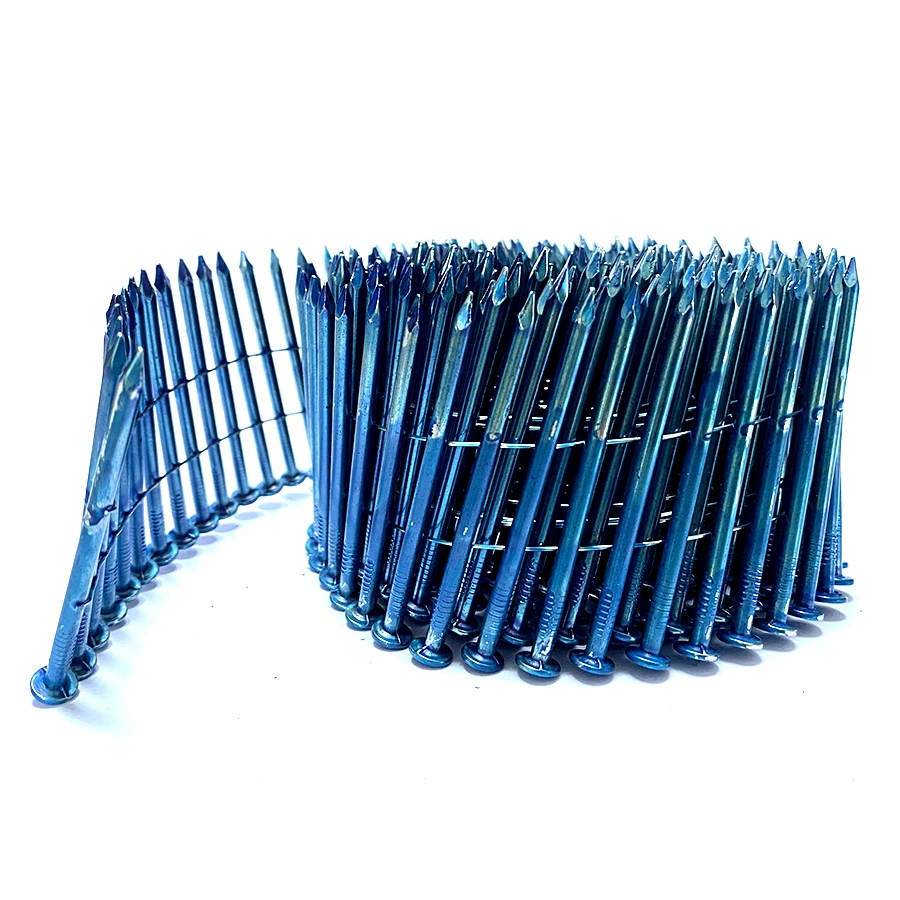 Vinyl Coated Smooth Shank Wire Coil Nails for Wood Crates