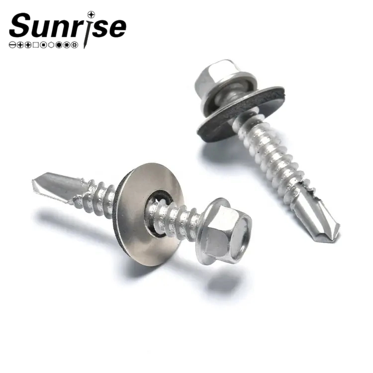 SS304 410 Modified Truss Wafer Phillips Head Tek Roofing Self Drilling Screws