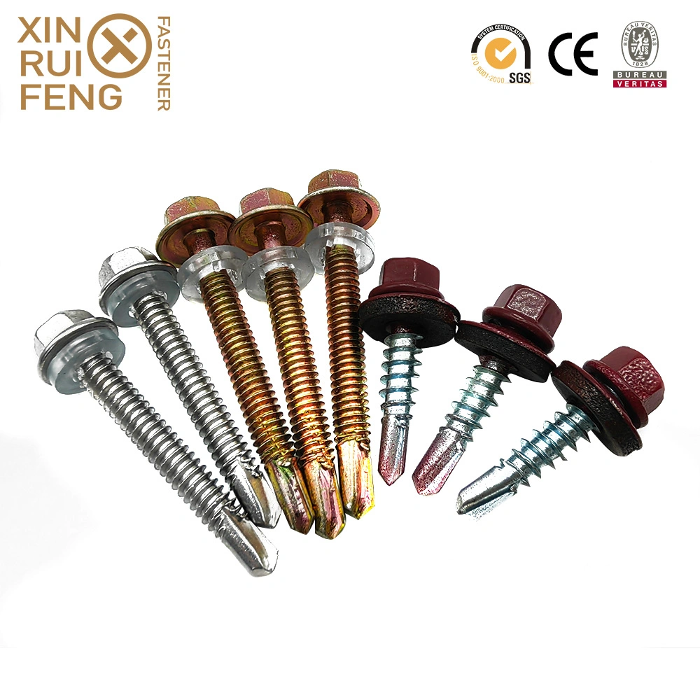 China Manufacturer Fastener Many Kinds of Hex Head Self Drilling Screw