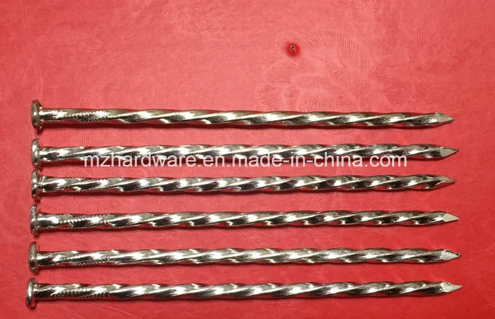 Galvanized Polished Twisted Shank Nail