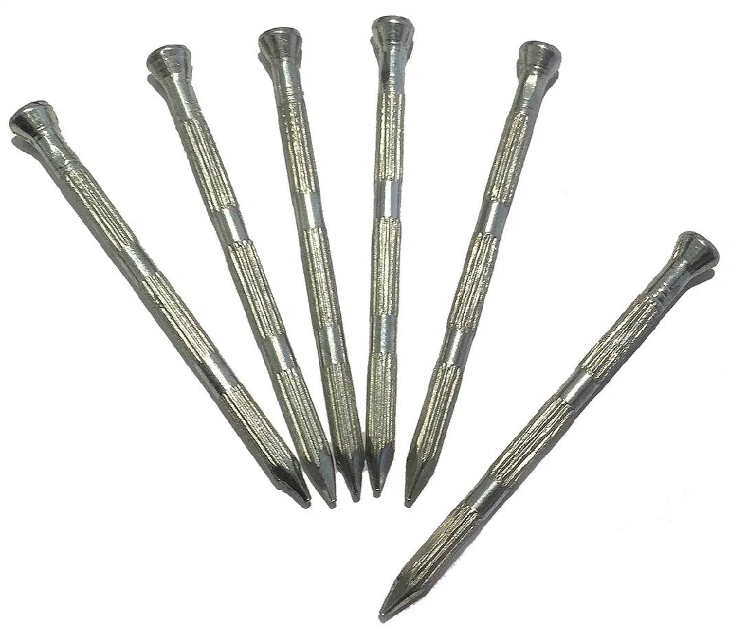 High Strength Steel Nail Zinc Plated Concrete Nail 3.75*75mm