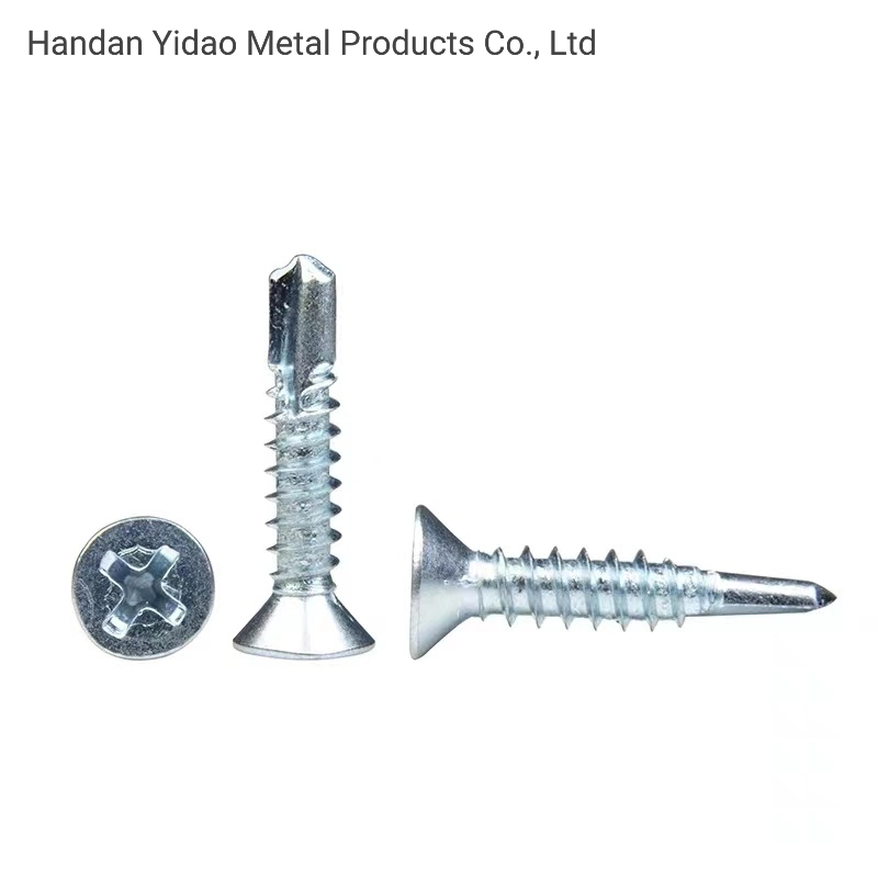 Truss Head with Phillips Socket Self-Drilling Screws Zinc-Plated