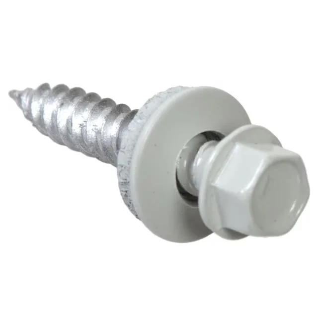 China Products Suppliers Roofing Screw Hex Washer Head Painted with EPDM Washer Drilling Point