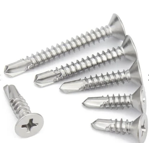 China Cross Recessed Countersunk Head Self Drilling Tapping Screws for Window