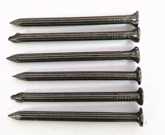 China with ISO Certificate 3/4&quot;-6&quot; Price Black/Galvanized Masonry/Concrete/Cement/Steel/Hardened Nail for Grooved/Fluted/Smooth/Spiral/Bamboo Shank Hardware