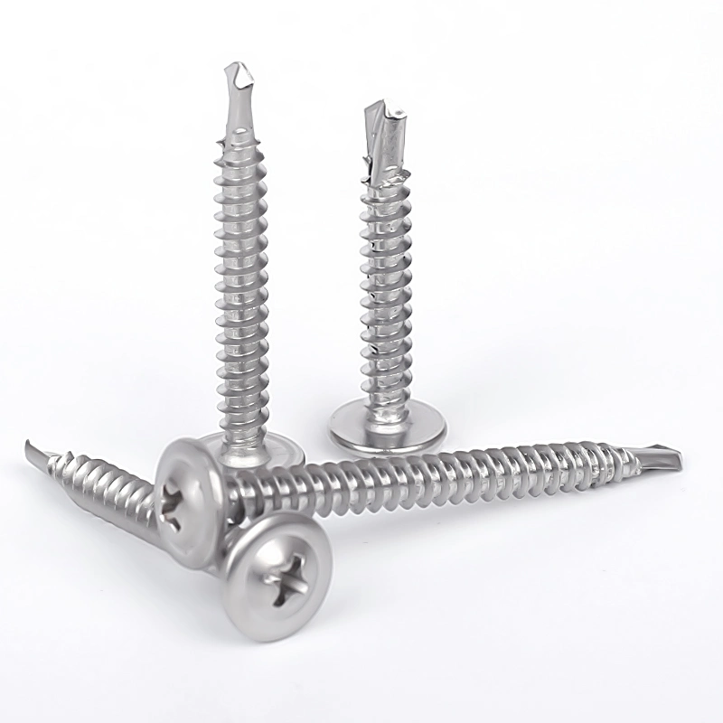 SUS 410 Self Drilling Screw Stainless Steel Phillips Truss Head Wood Screws