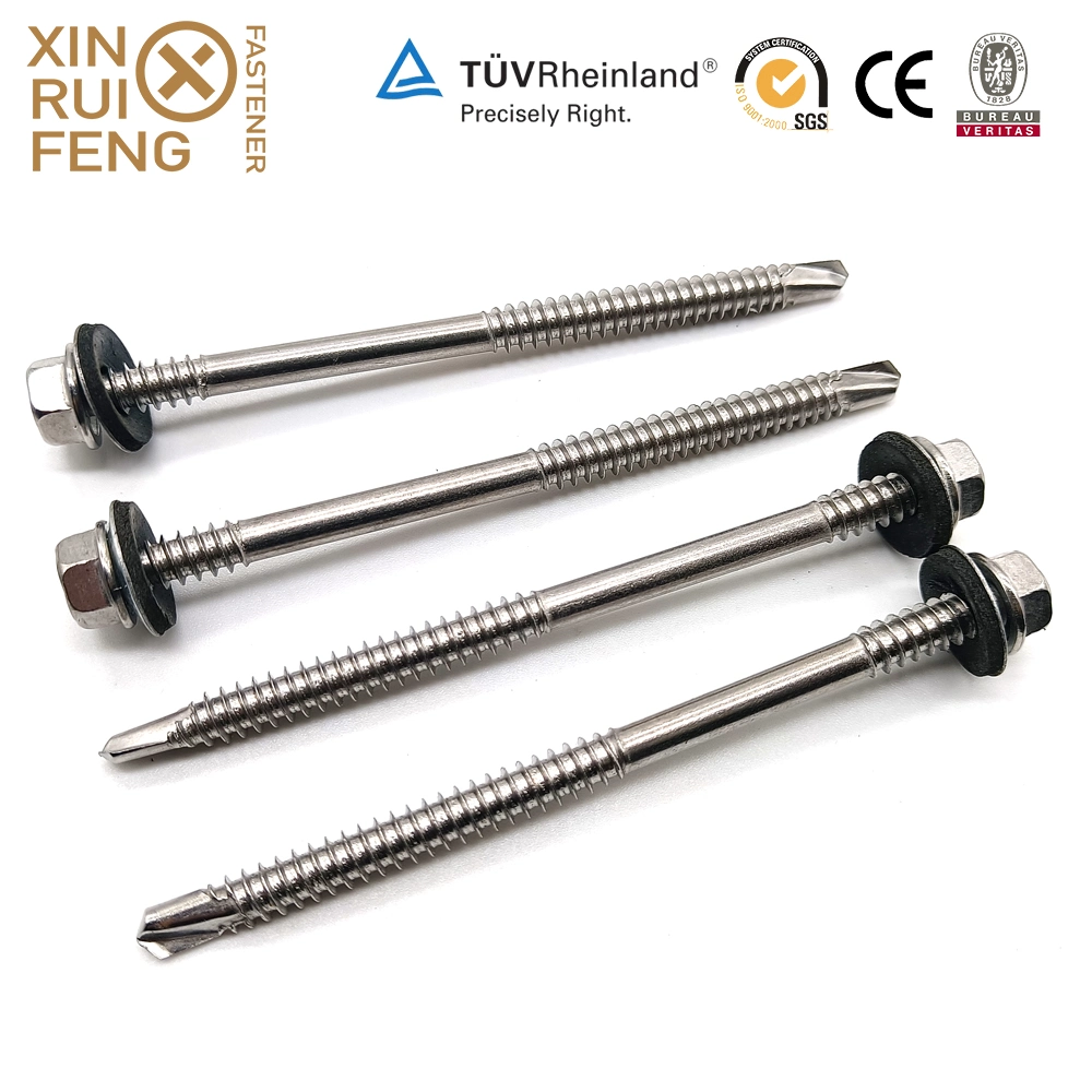 Xinruifeng Fastener Building Ruspert Zinc Geomet Roofing Hwh Hwf Head Self Drilling Screws