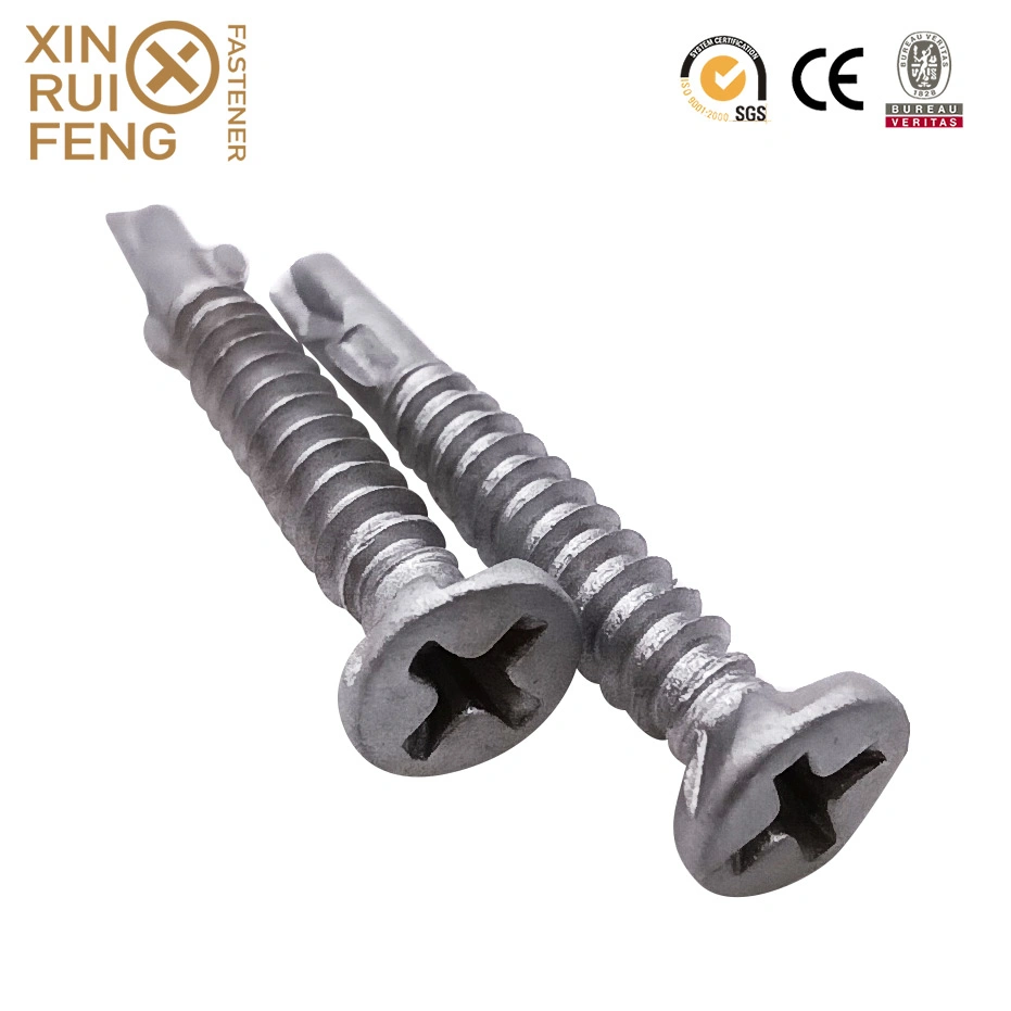 Xinruifeng Fastenes Ruspert Sst1000 Wings Teks Fiber Cement Self Drilling Screws