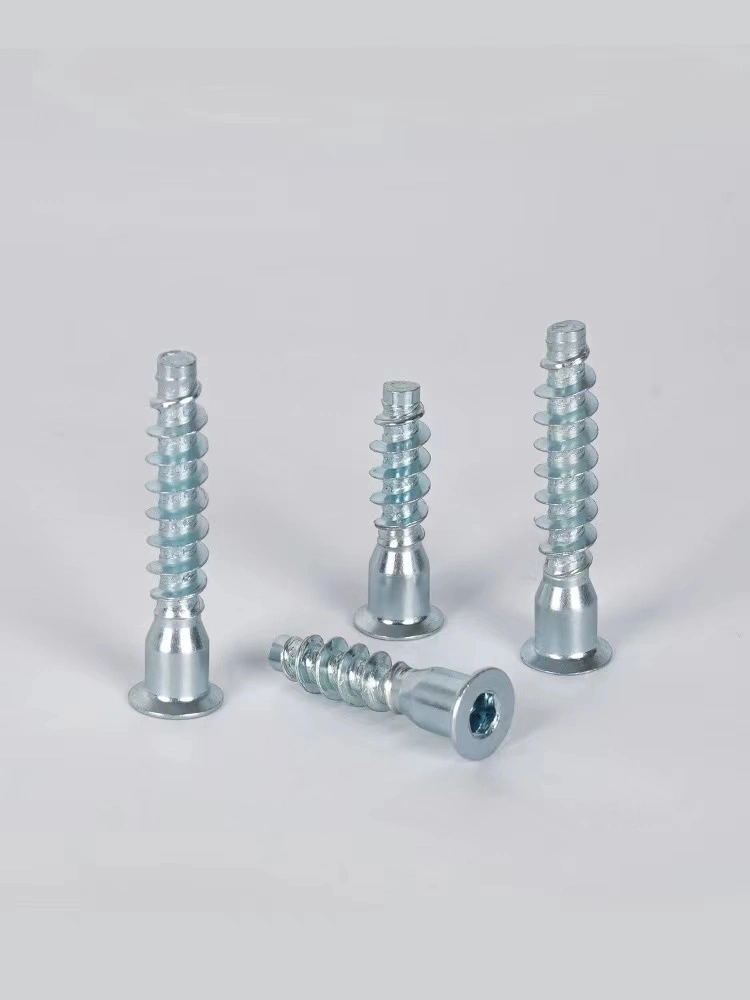 Hexagonal Socket Furniture Screw Confirmat Screw Zinc Plated