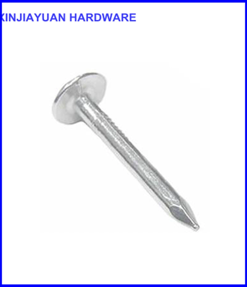 Electric Galvanized Steel Roofing Nails with Flat Head