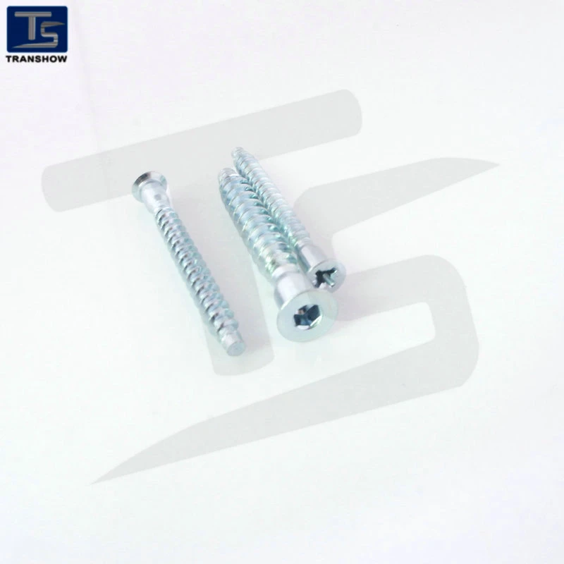 6.4X50 Blue-Zinc Plated Confirmat Screw