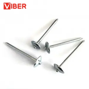 Q195 Galvanized Umbrella Head Smooth/Twist Shank Roofing Nails