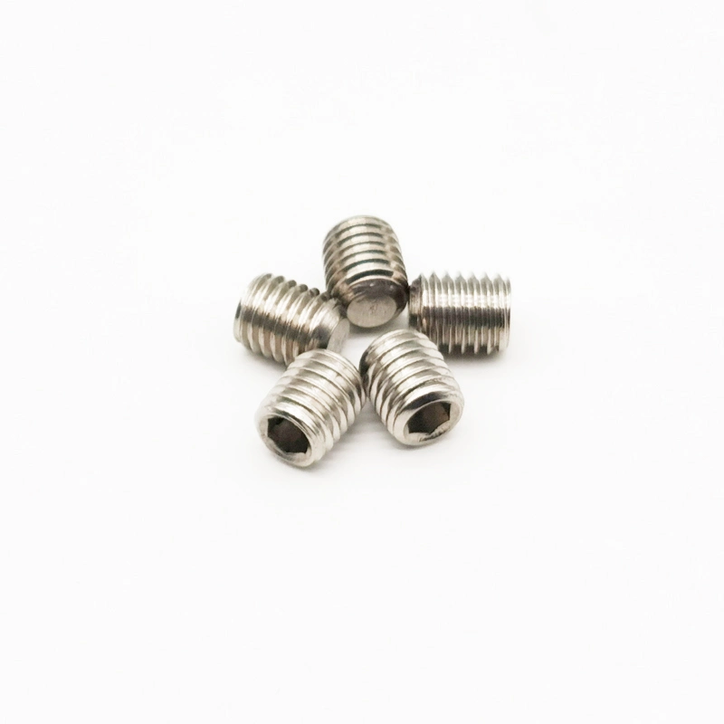 DIN 914 Ncikel Plated Hexagon Socket Set Screws with Cone Point