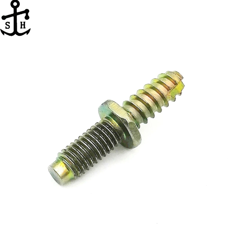 OEM Customized Special Steel Furniture Double Ended Thread Self Tapping Drilling Screw Made in China