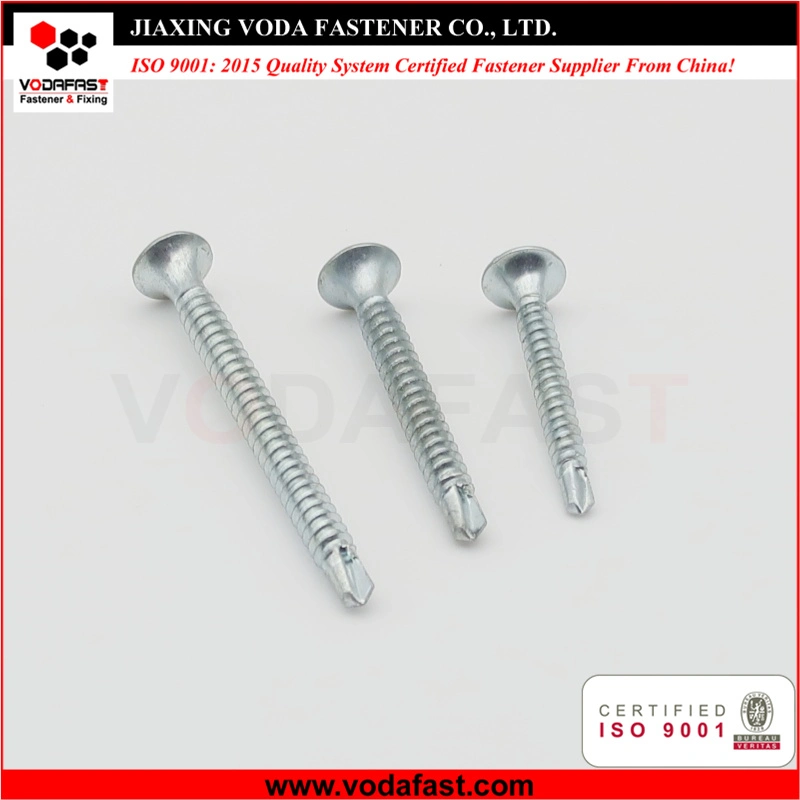 Vodafast DIN7504p Countersunk Head Self Drilling Screw with Nibs Under Head