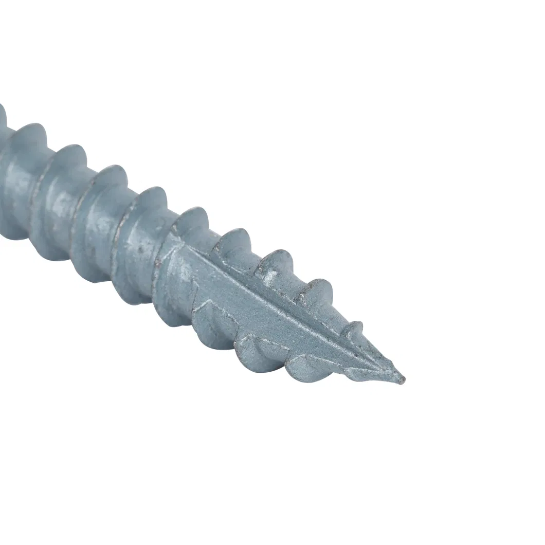 Blue Ruspert Masonry Fixing Cross Slotted Countersunk Head Self Tapping Concrete Screws