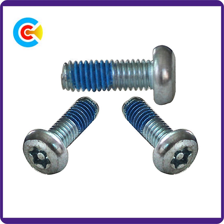 Stainless Steel Galvanized/M2.3 Flower/Cinquefoil Fasteners Pan Head Screws with Column