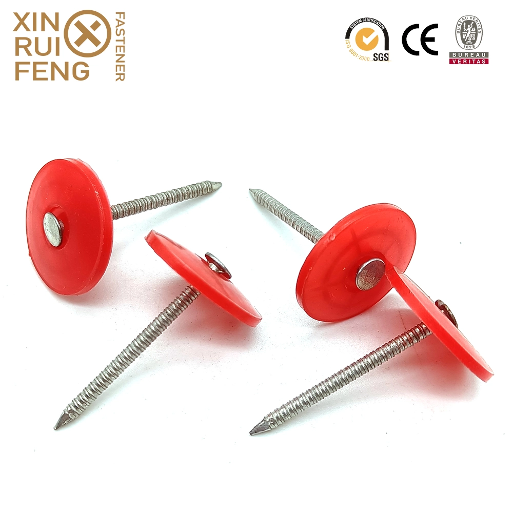 Xinruifeng Fasteners Factory Screw Ring Shank 15 Degree 1-1/4 X. 120&quot; Eg. HDG. Mg. Collation Wire Weld Roofing Coil Nails