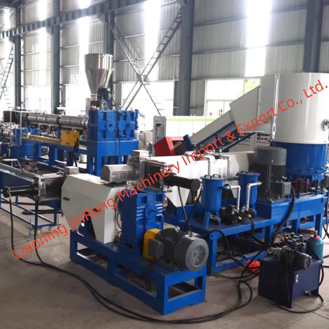 Double Stage Pull Bar Granulation Line for Film Woven Bag Agglomerates