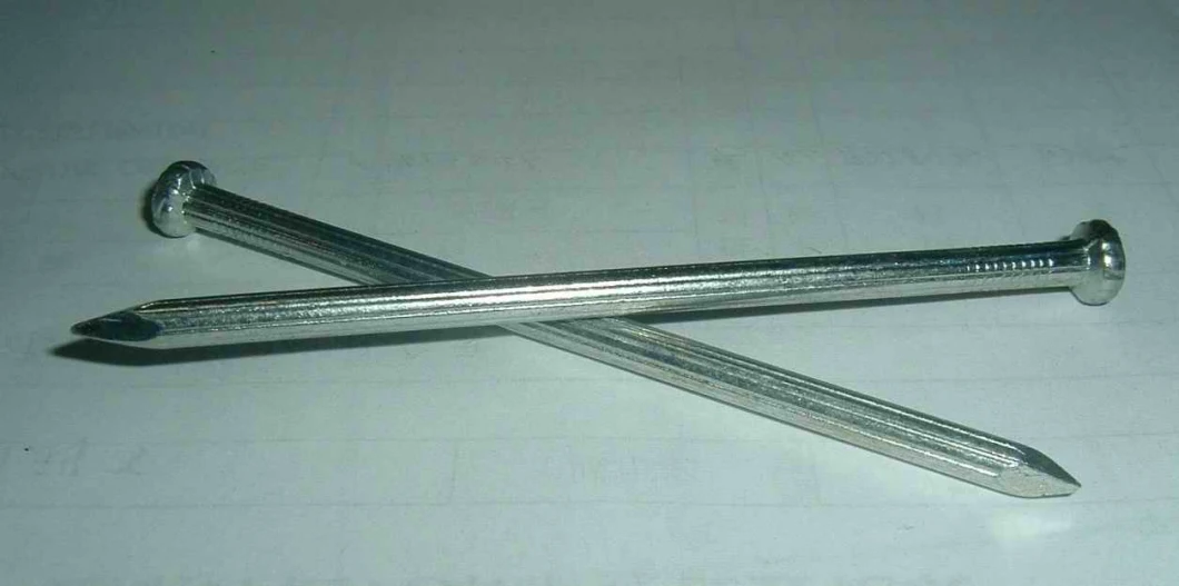 Saddle Stitching, Bent Nails, Galvanized Concrete Steel Nail