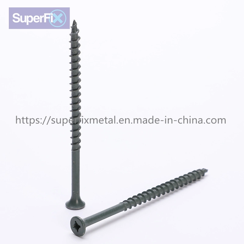 Star Drive Magni Anti-Corrosion Coating Double Countersunk/Csk Head with 6 Ribs Cutting Thread T17 Decking Wood Screw