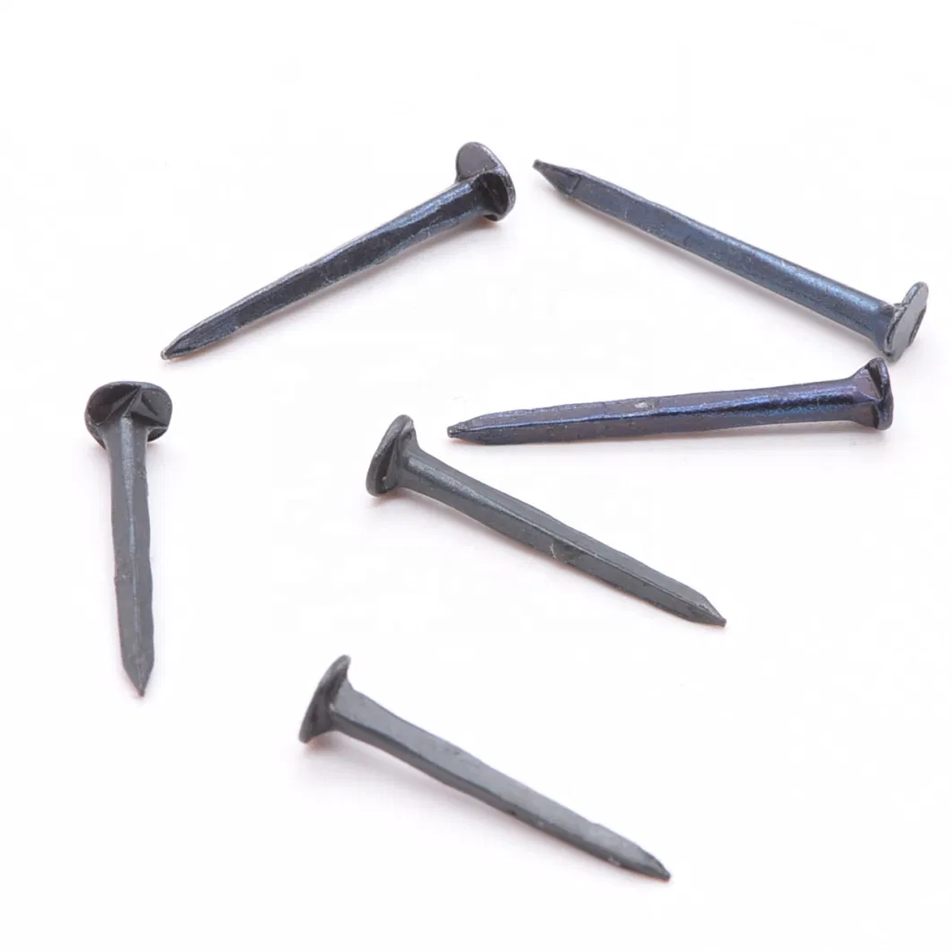 1 Inch Steel Cut Tacks / Flat Head Hand Cut Shoe Tacks and Square Body Nail / Blue Decorative Nail Iron DIN