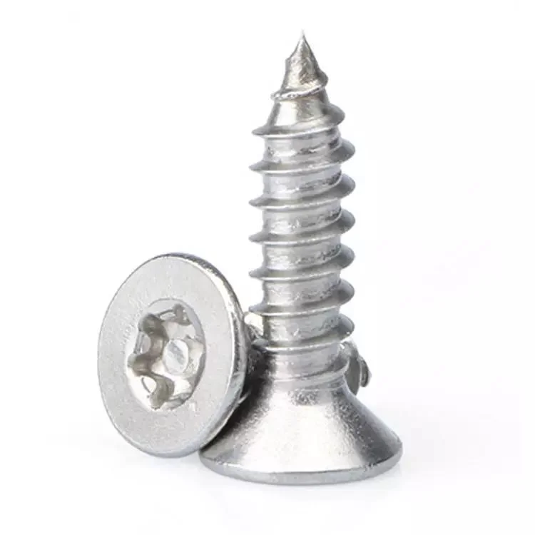 Stainless Steel Plum Flower Head Torx Security Self Tapping Screw Anti Theft Countersunk Self Tapping Screws