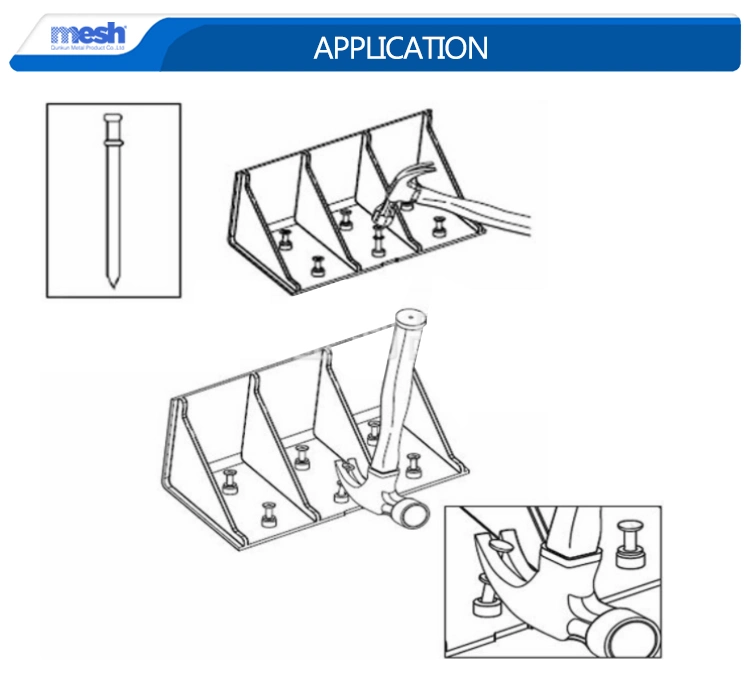 3D -60d Steel Polished Galvanized Smooth Shank Duplex Nail