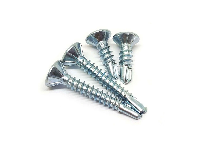 DIN7982 Galvanized Flat Phillips Head Self Tapping Screw