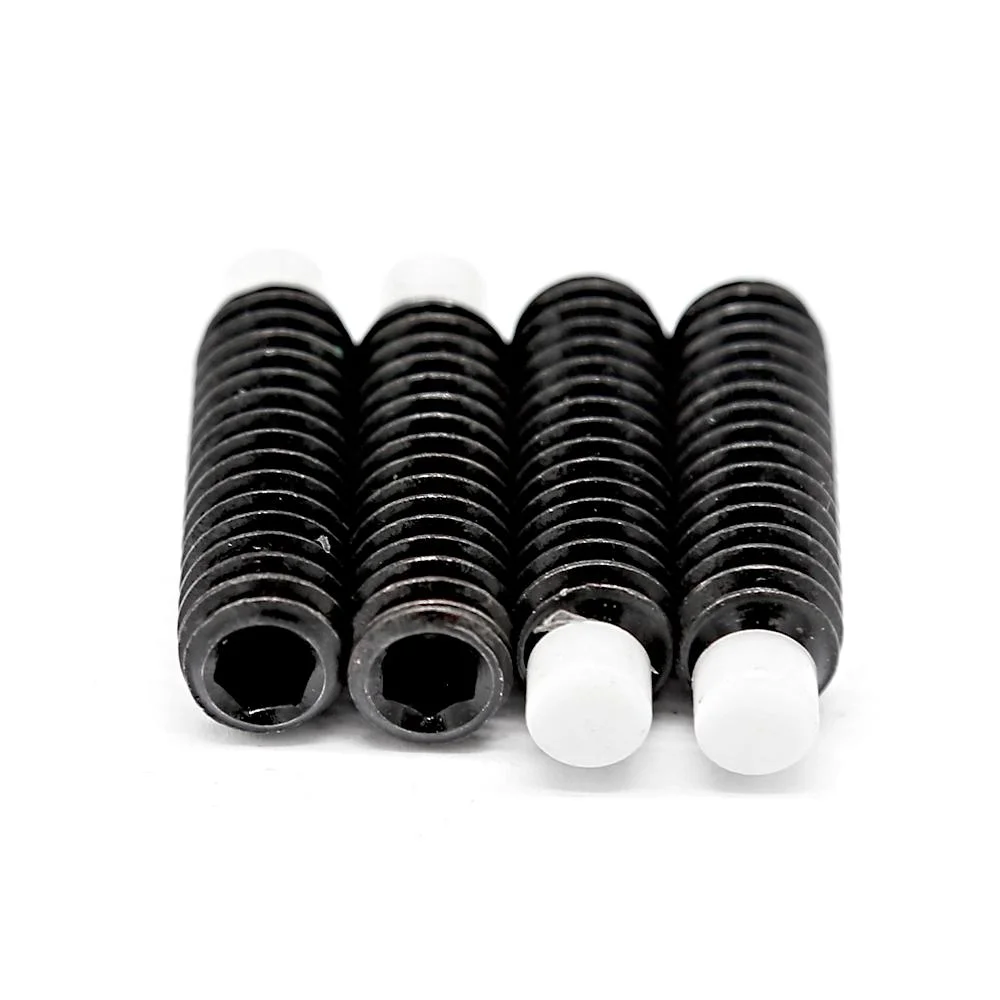 M4 X 5mm SS304 Serrated Hex Socket Cup Point Set Screw DIN916K