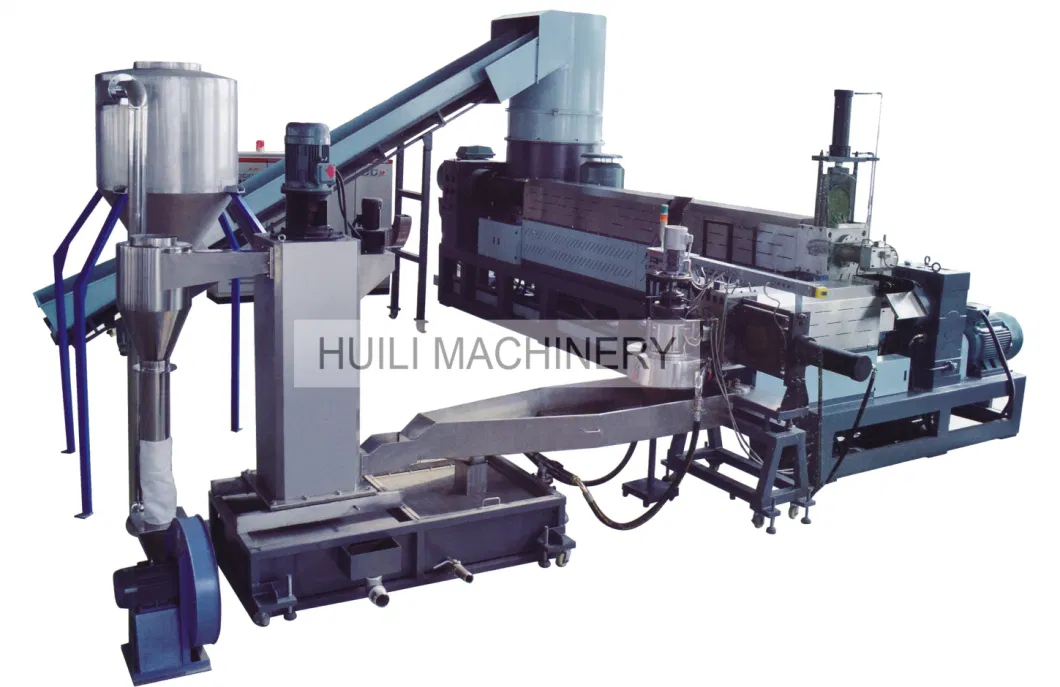 New Design Bagging Agglomerate Making Machine Pepp Granule PP Double Step Granulator/PE Recycling Granulate Machine