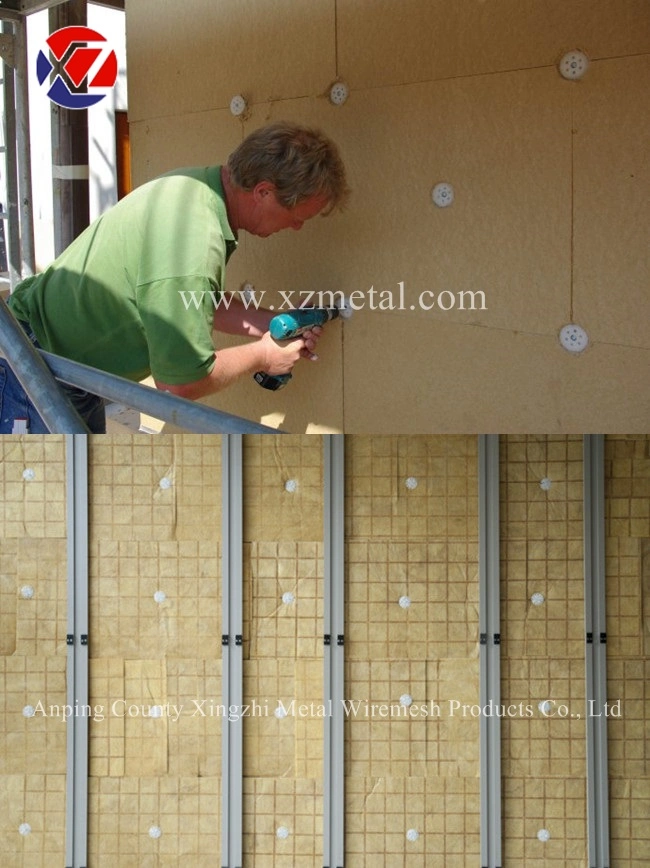 Insulation Fixing Plastic Cap Heat Preservation Nail for Wall Construction (Factory Price)